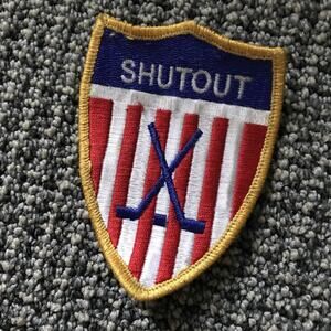 Hockey‎ Shutout Patch 3” Tall USA